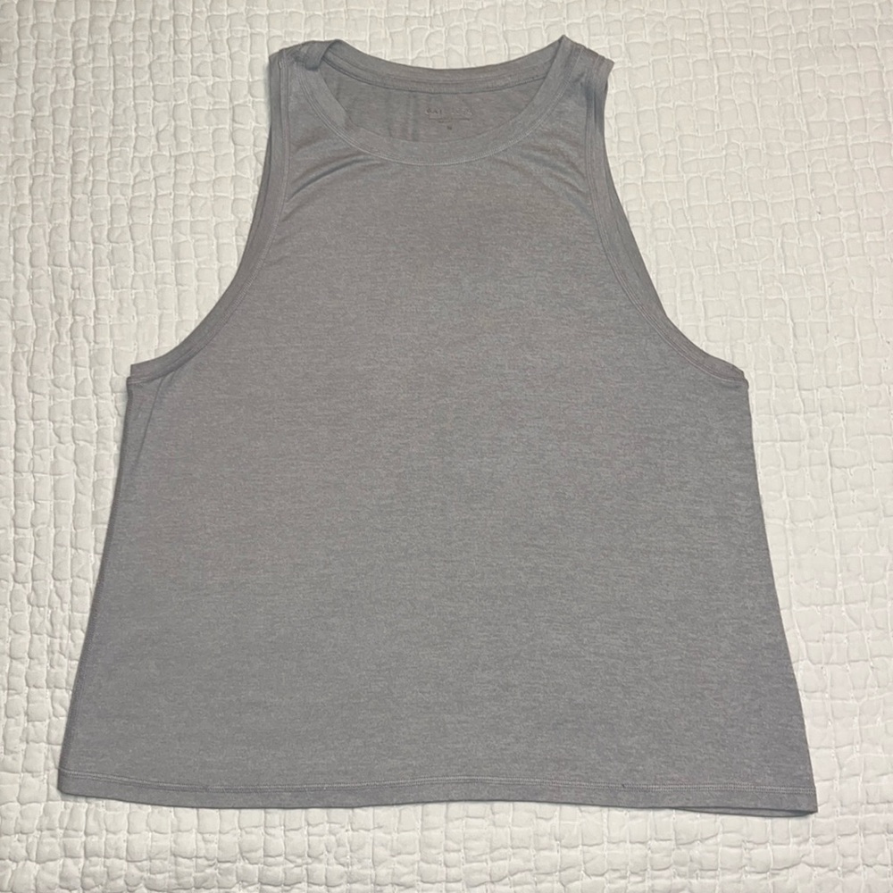 Athleta gray tank size M